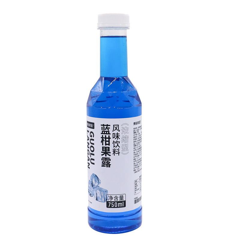 蓝柑果露风味饮料BLUE CURACAO CONCENTRATED SYRUP