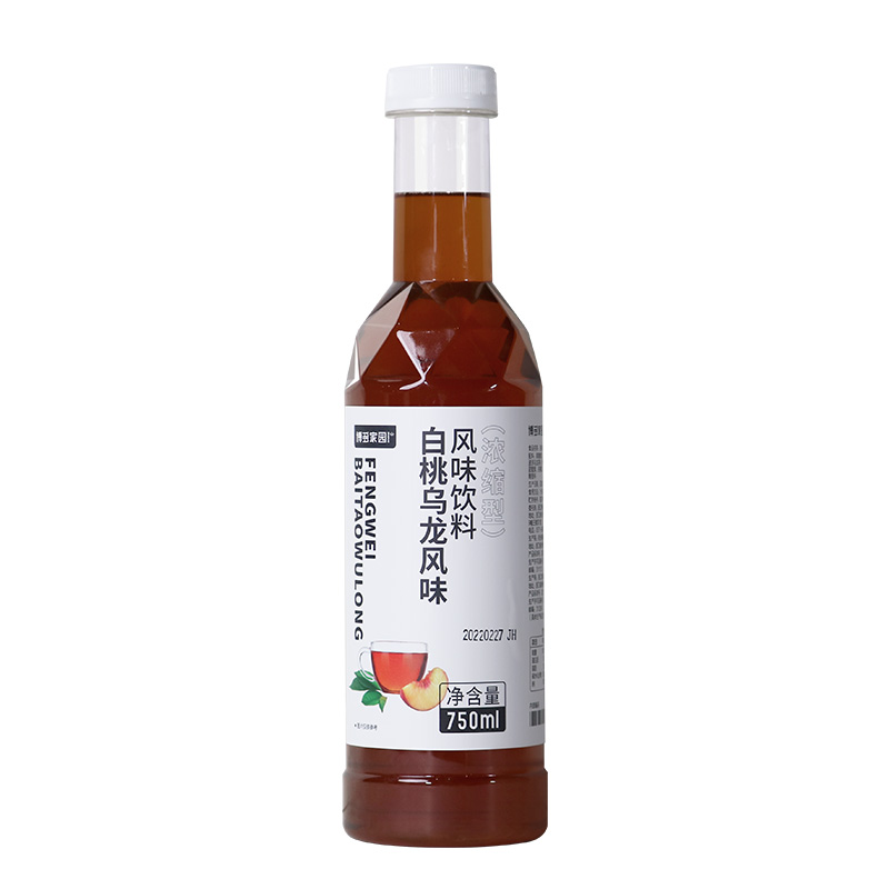 白桃乌龙风味饮料 PEACH OOLONG FLAVORED SYRUP